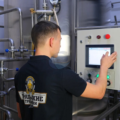 Запущена пивоварня 2000 литров за варку, в Челябинске.
